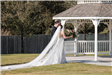 Wedding Couple Entering Under Gazebo