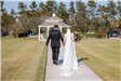 Wedding Couple Headed Towards Gazebo